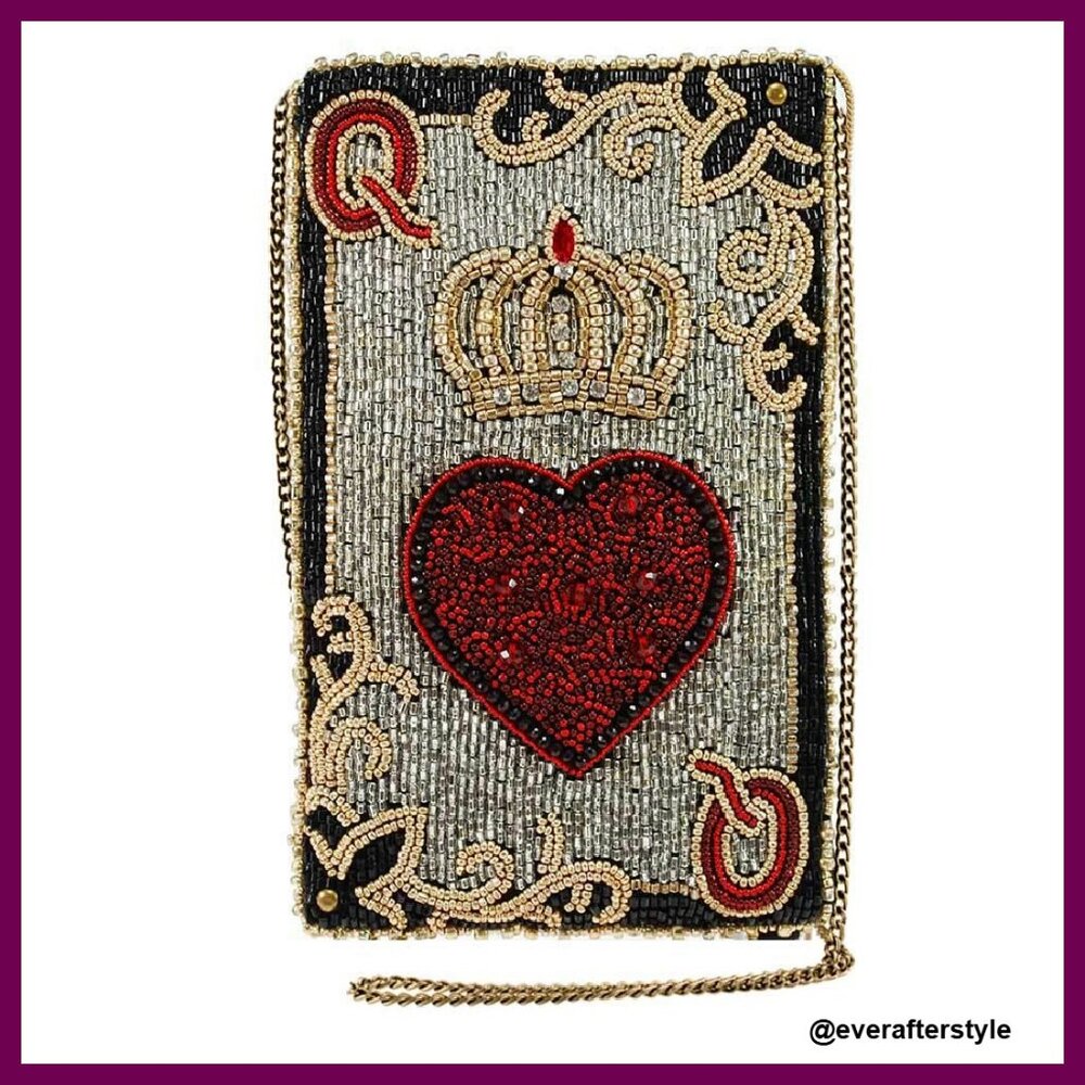 Beaded Crossbody Phone Bag Novelty Clutch With Chain Strap Whimsical